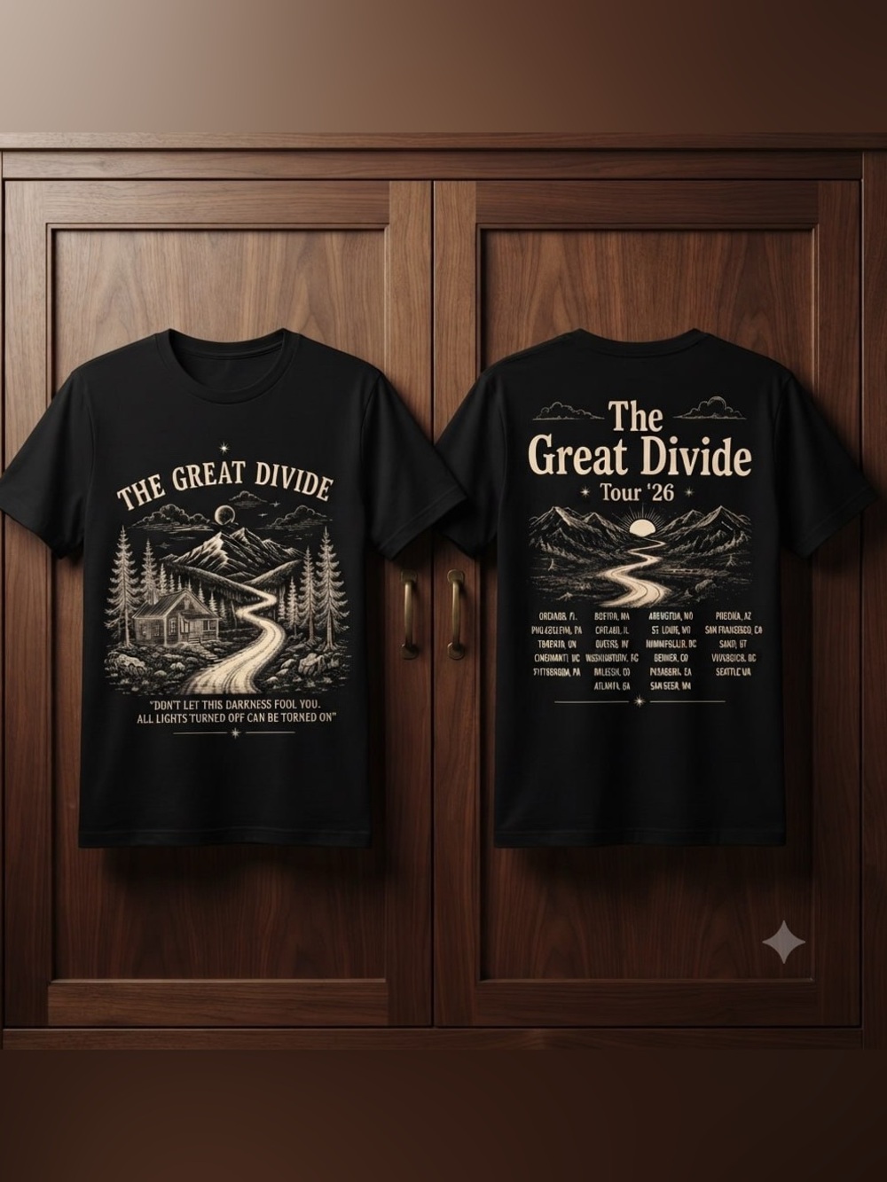 Noah Kahan The Great Divide Graphic t-shirt - black